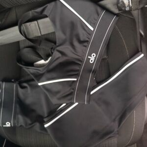 ALO Yoga Black and White Activewear Set